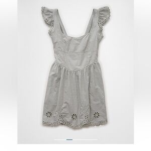 American‎ eagle v waist dress size S embroidered sweetheart romantic coquette